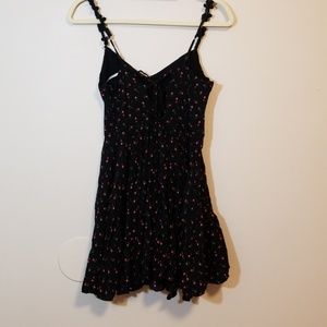 KimChi Blue Mini Black Floral Dress